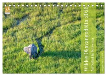 Kalendár/Diár Wildes Okavangodelta (Tischkalender 2026 DIN A5 quer), CALVENDO Monatskalender Calvendo
