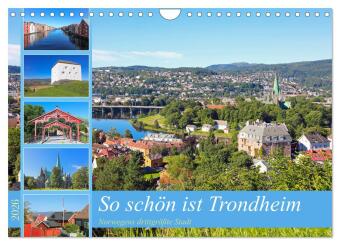 Kalendár/Diár So schön ist Trondheim (Wandkalender 2026 DIN A4 quer), CALVENDO Monatskalender Calvendo