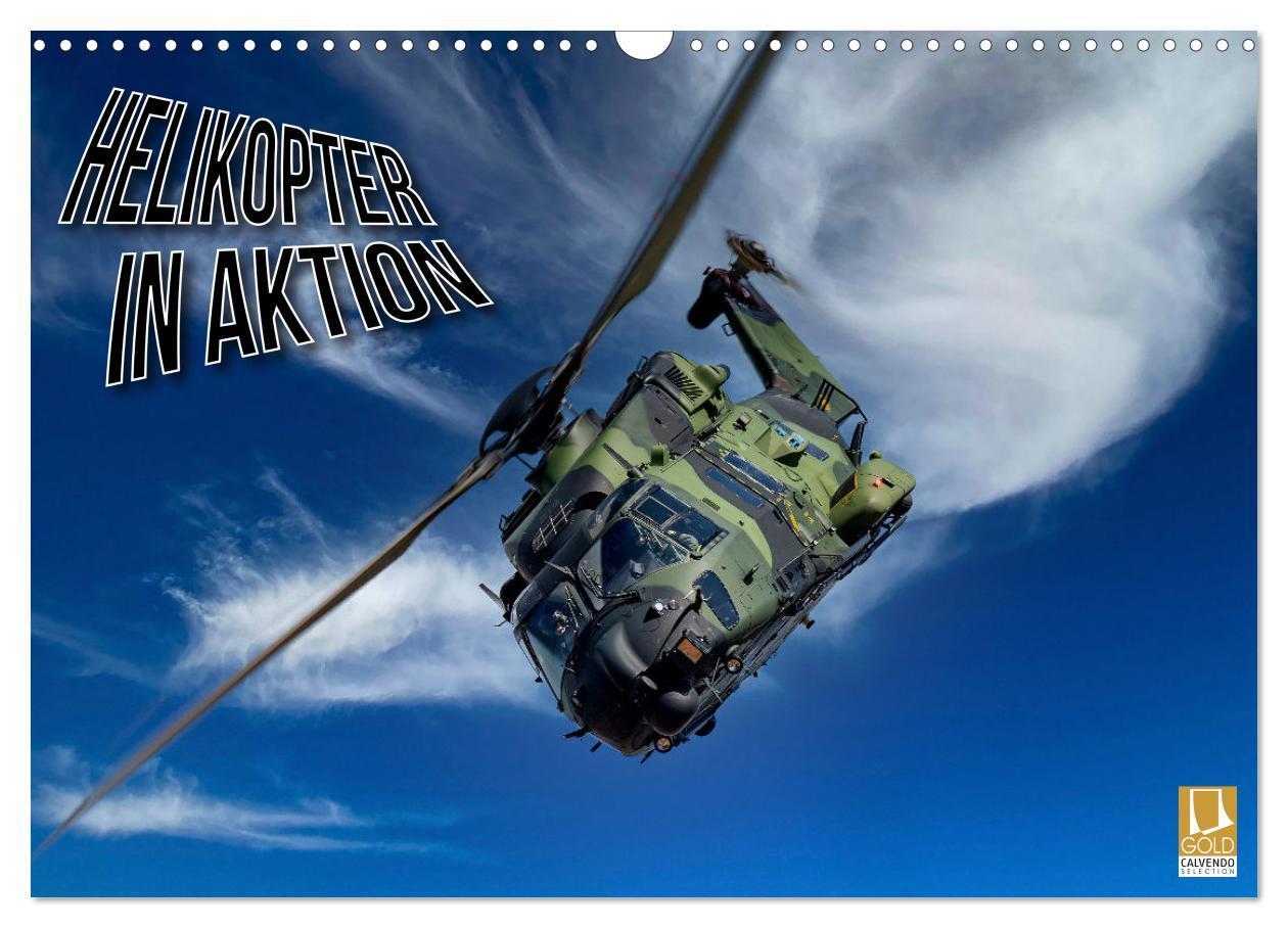 Kalendář/Diář Helikopter in Aktion (Wandkalender 2026 DIN A3 quer), CALVENDO Monatskalender Calvendo