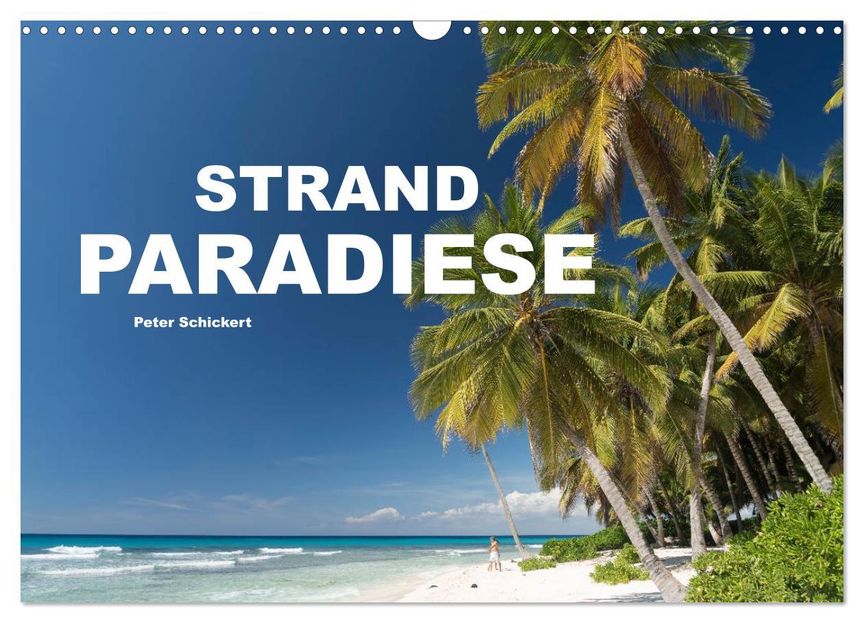 Kalendář/Diář Strandparadiese (Wandkalender 2026 DIN A3 quer), CALVENDO Monatskalender Calvendo