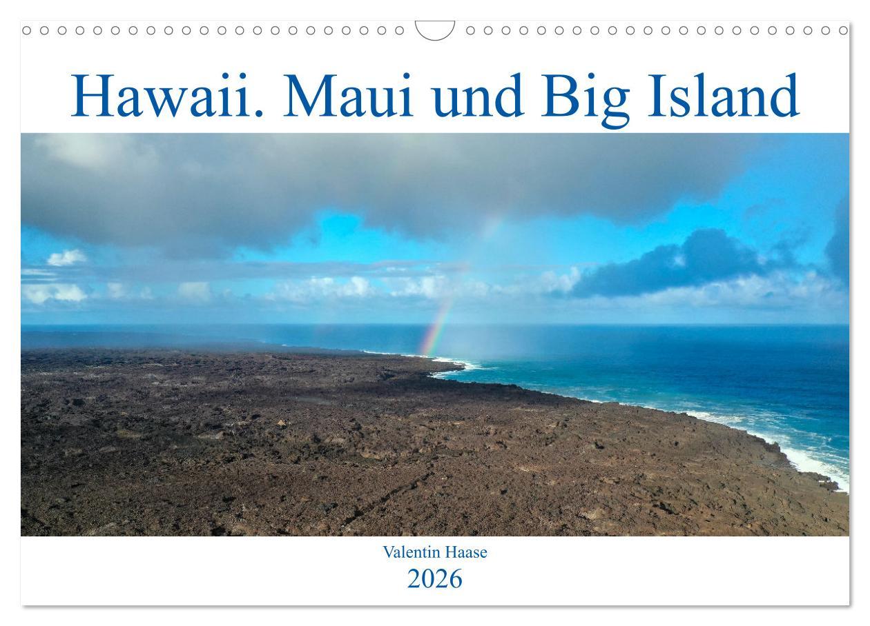 Kalendár/Diár Hawaii, Maui und Big Island (Wandkalender 2026 DIN A3 quer), CALVENDO Monatskalender Calvendo