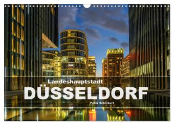 Kalendář/Diář Landeshauptstadt Düsseldorf (Wandkalender 2026 DIN A3 quer), CALVENDO Monatskalender Calvendo