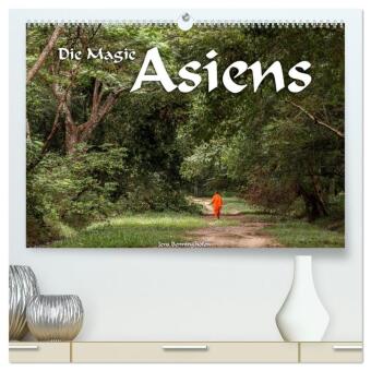 Kalendář/Diář Die Magie Asiens (hochwertiger Premium Wandkalender 2026 DIN A2 quer), Kunstdruck in Hochglanz Calvendo