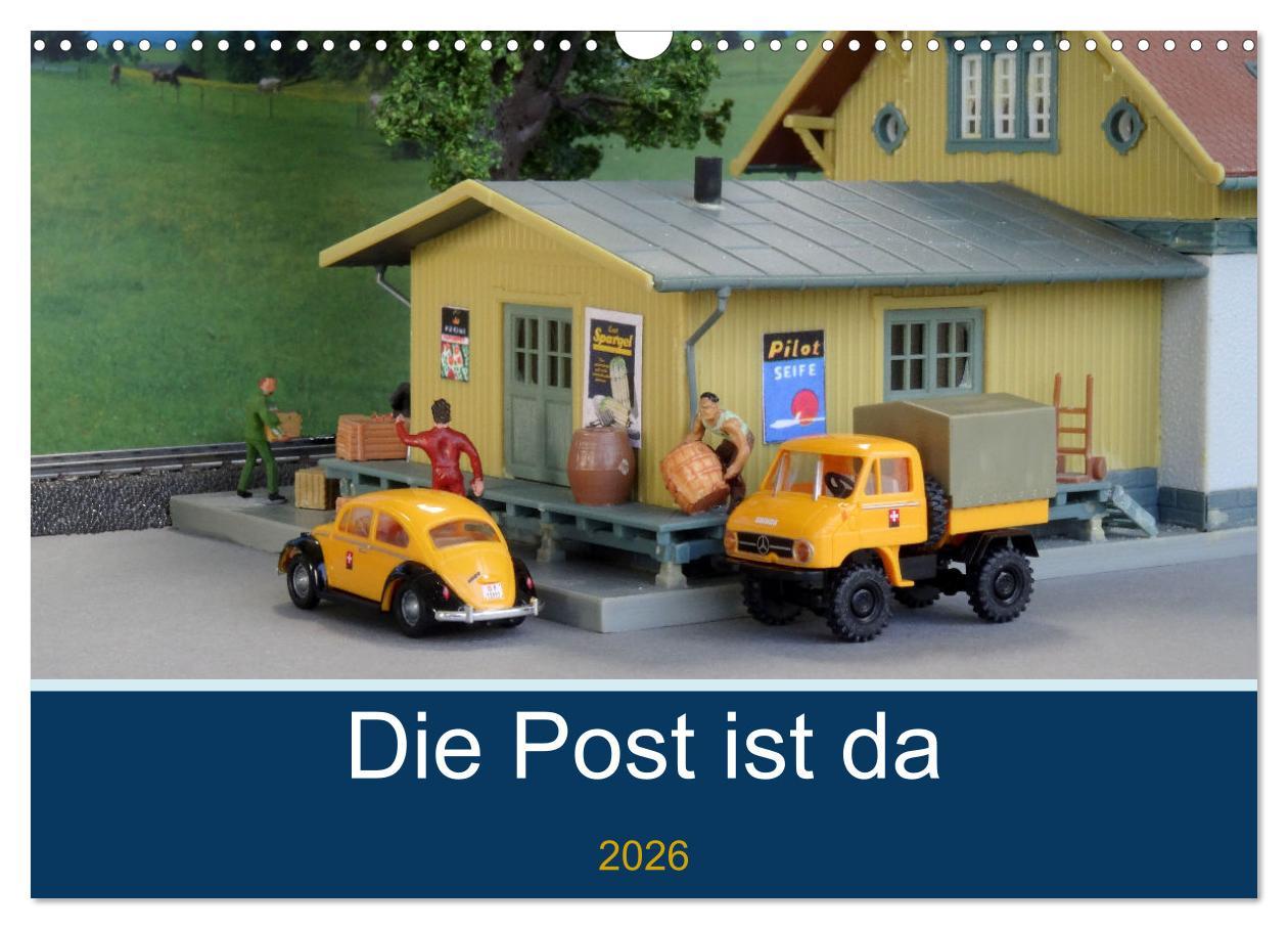 Kalendár/Diár Die Post ist da (Wandkalender 2026 DIN A3 quer), CALVENDO Monatskalender Calvendo
