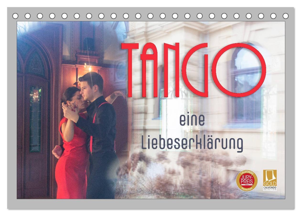 Kalendář/Diář Tango eine Liebeserklärung (Tischkalender 2026 DIN A5 quer), CALVENDO Monatskalender Calvendo