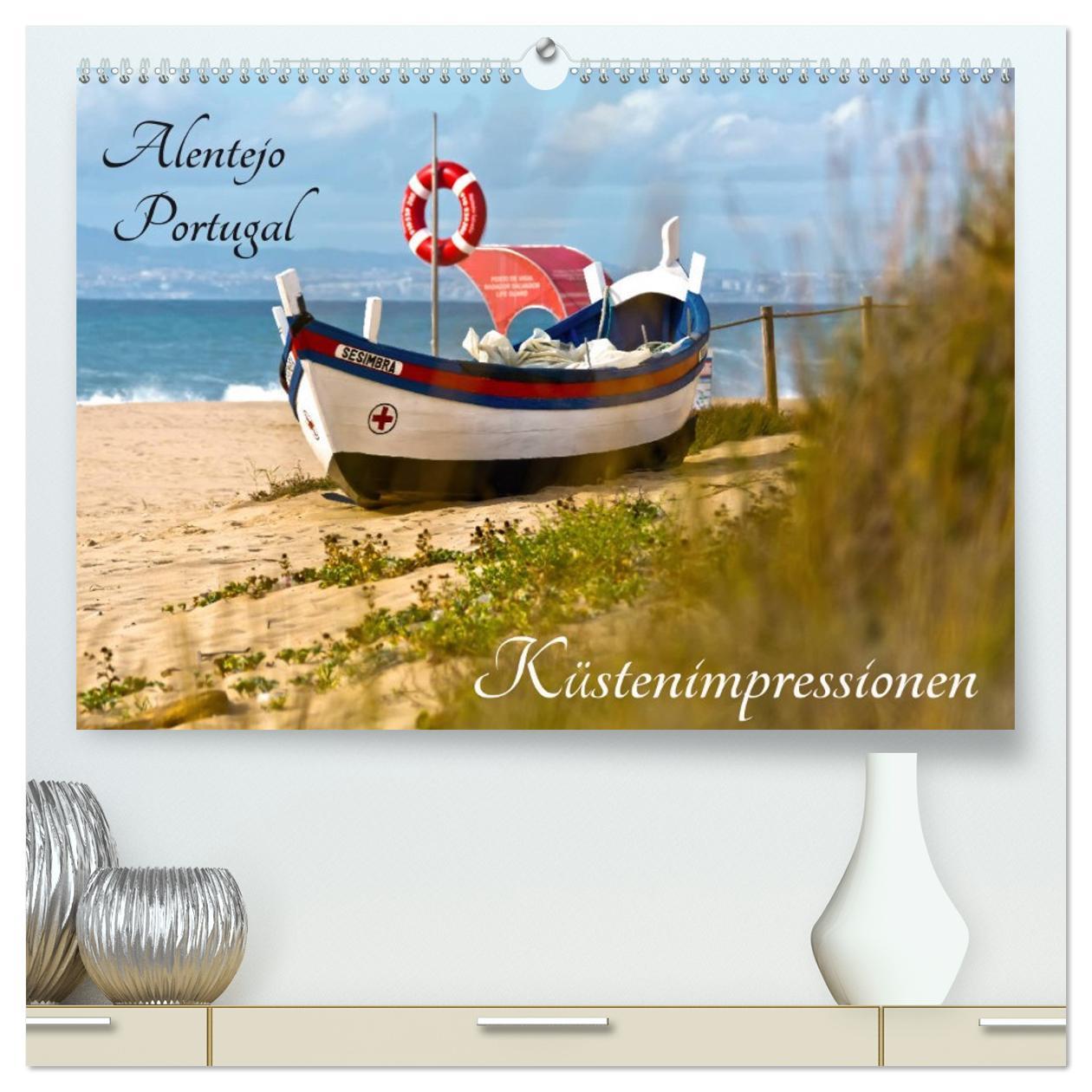Kalendář/Diář Alentejo Portugal - Küstenimpressionen (hochwertiger Premium Wandkalender 2026 DIN A2 quer), Kunstdruck in Hochglanz Calvendo