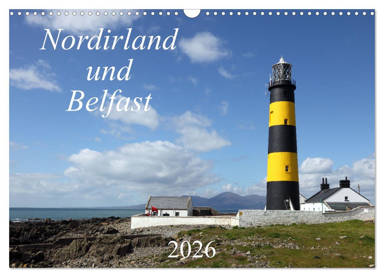 Kalendář/Diář Nordirland und Belfast (Wandkalender 2026 DIN A3 quer), CALVENDO Monatskalender Calvendo