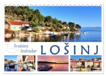 Kalendář/Diář Kroatiens Inselzauber, Losinj (Tischkalender 2026 DIN A5 quer), CALVENDO Monatskalender Calvendo