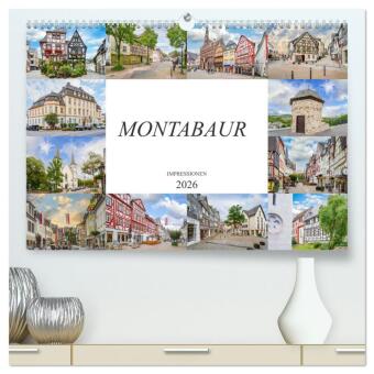 Kalendár/Diár Montabaur Impressionen (hochwertiger Premium Wandkalender 2026 DIN A2 quer), Kunstdruck in Hochglanz Calvendo
