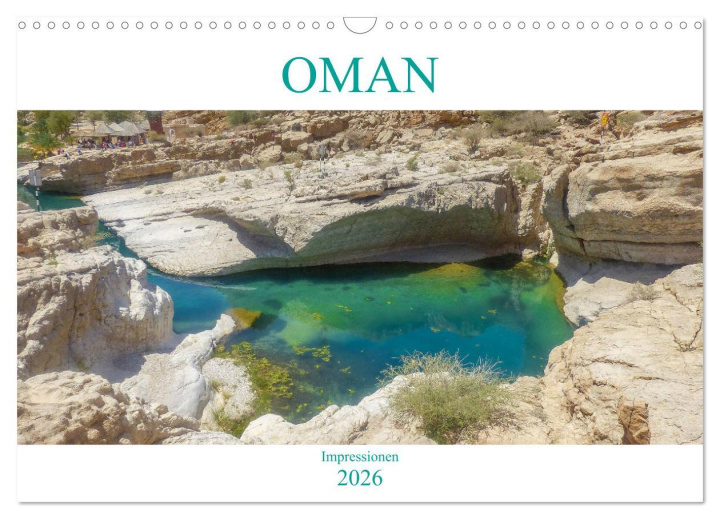 Calendar / Agendă Oman - Impressionen (Wandkalender 2026 DIN A3 quer), CALVENDO Monatskalender Calvendo