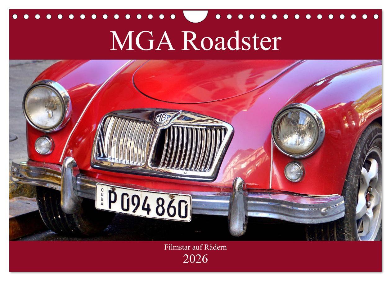 Kalendár/Diár MGA Roadster - Filmstar auf Rädern (Wandkalender 2026 DIN A4 quer), CALVENDO Monatskalender Calvendo
