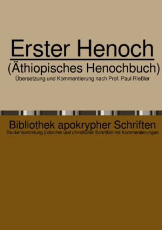 Knjiga Erster Henoch Paul Riessler