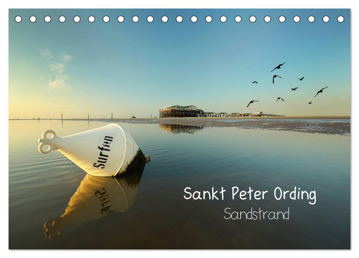 Kalendář/Diář Sankt Peter Ording Sandstrand (Tischkalender 2026 DIN A5 quer), CALVENDO Monatskalender Calvendo