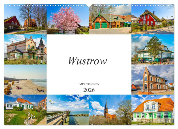 Kalendář/Diář Wustrow Impressionen (Wandkalender 2026 DIN A2 quer), CALVENDO Monatskalender Calvendo