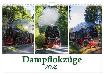 Kalendář/Diář Schmalspurbahnen im Harz (Wandkalender 2026 DIN A4 quer), CALVENDO Monatskalender Calvendo