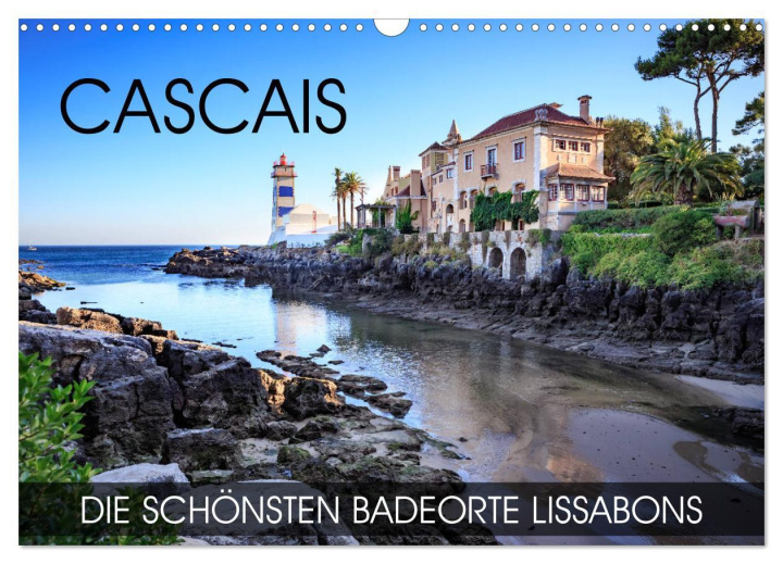 Kalendář/Diář CASCAIS - die schönsten Badeorte Lissabons (Wandkalender 2026 DIN A3 quer), CALVENDO Monatskalender Calvendo
