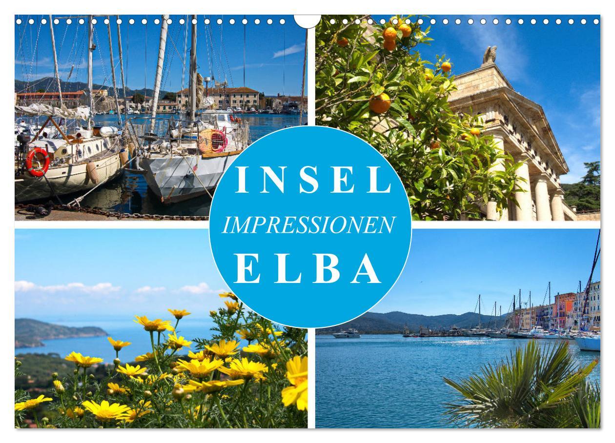 Kalendár/Diár Insel Elba Impressionen (Wandkalender 2026 DIN A3 quer), CALVENDO Monatskalender Calvendo