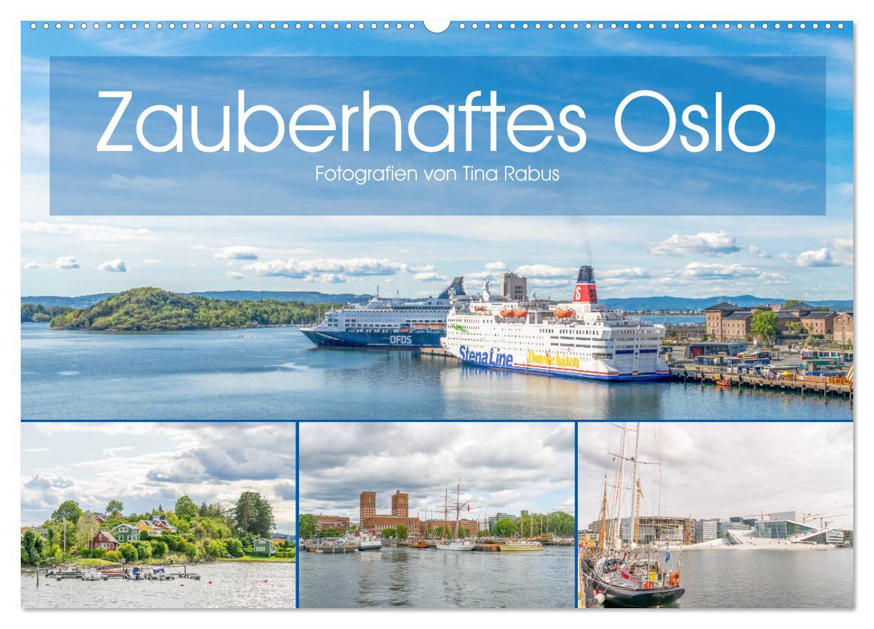 Kalendár/Diár Zauberhaftes Oslo (Wandkalender 2026 DIN A2 quer), CALVENDO Monatskalender Calvendo