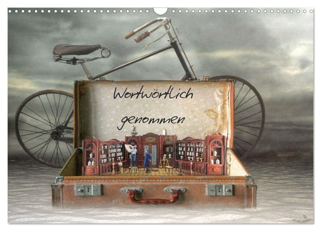 Kalendář/Diář Wortwörtlich genommen (Wandkalender 2026 DIN A3 quer), CALVENDO Monatskalender Calvendo