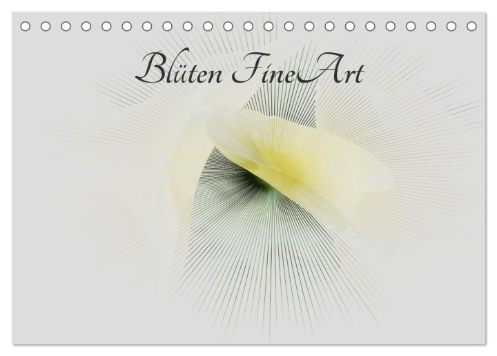 Kalendár/Diár Blüten FineArt (Tischkalender 2026 DIN A5 quer), CALVENDO Monatskalender Calvendo
