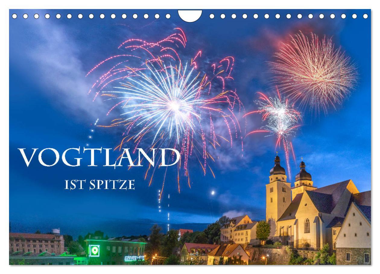 Kalendář/Diář Vogtland ist Spitze (Wandkalender 2026 DIN A4 quer), CALVENDO Monatskalender Calvendo
