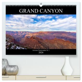 Kalendář/Diář GRAND CANYON - Einblicke (hochwertiger Premium Wandkalender 2026 DIN A2 quer), Kunstdruck in Hochglanz Calvendo