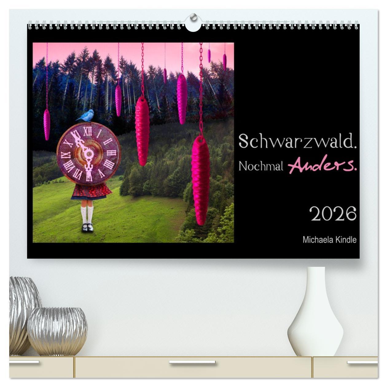 Kalendář/Diář Schwarzwald. Nochmal Anders. (hochwertiger Premium Wandkalender 2026 DIN A2 quer), Kunstdruck in Hochglanz Calvendo