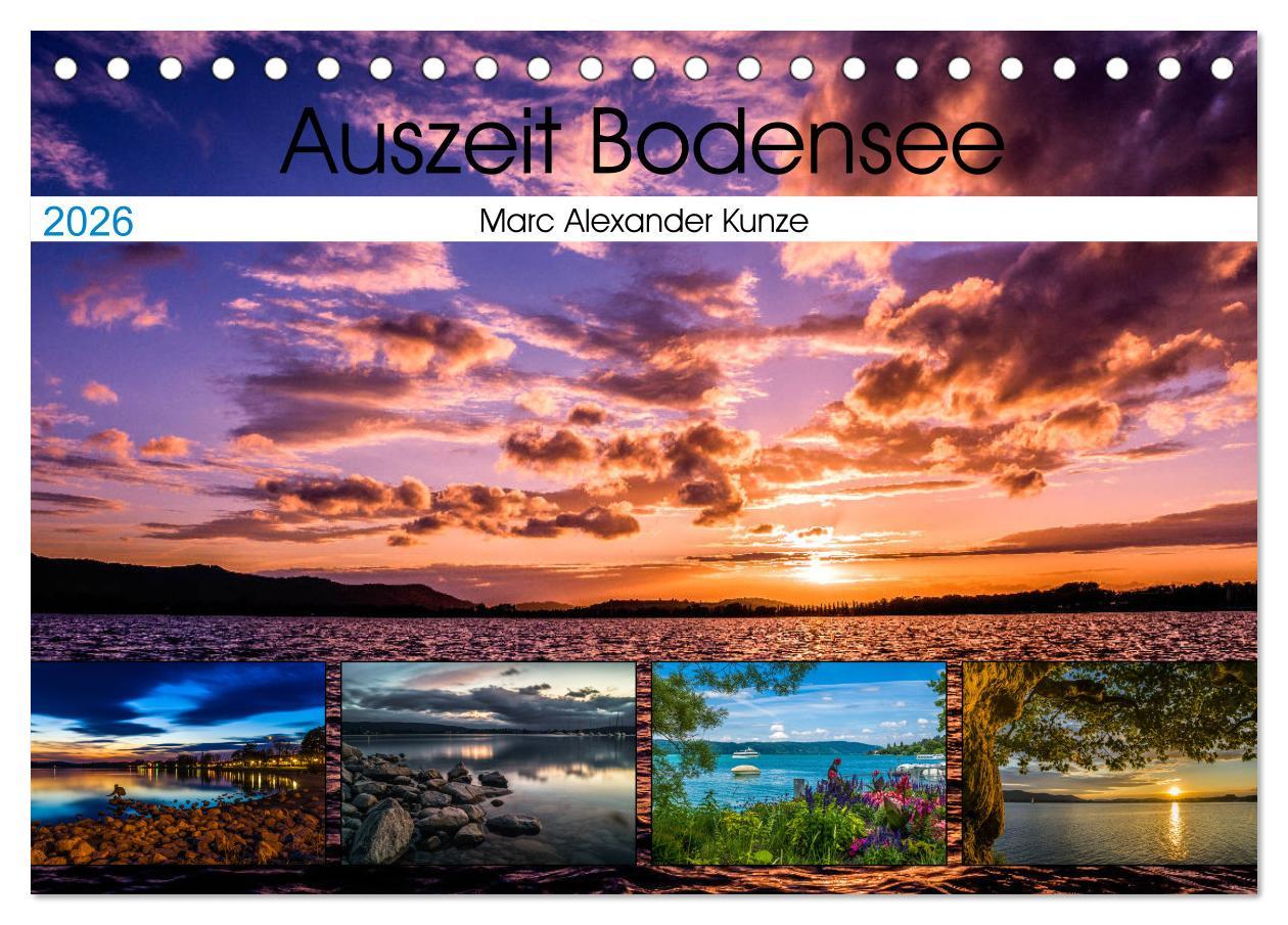Kalendár/Diár Auszeit Bodensee (Tischkalender 2026 DIN A5 quer), CALVENDO Monatskalender Calvendo