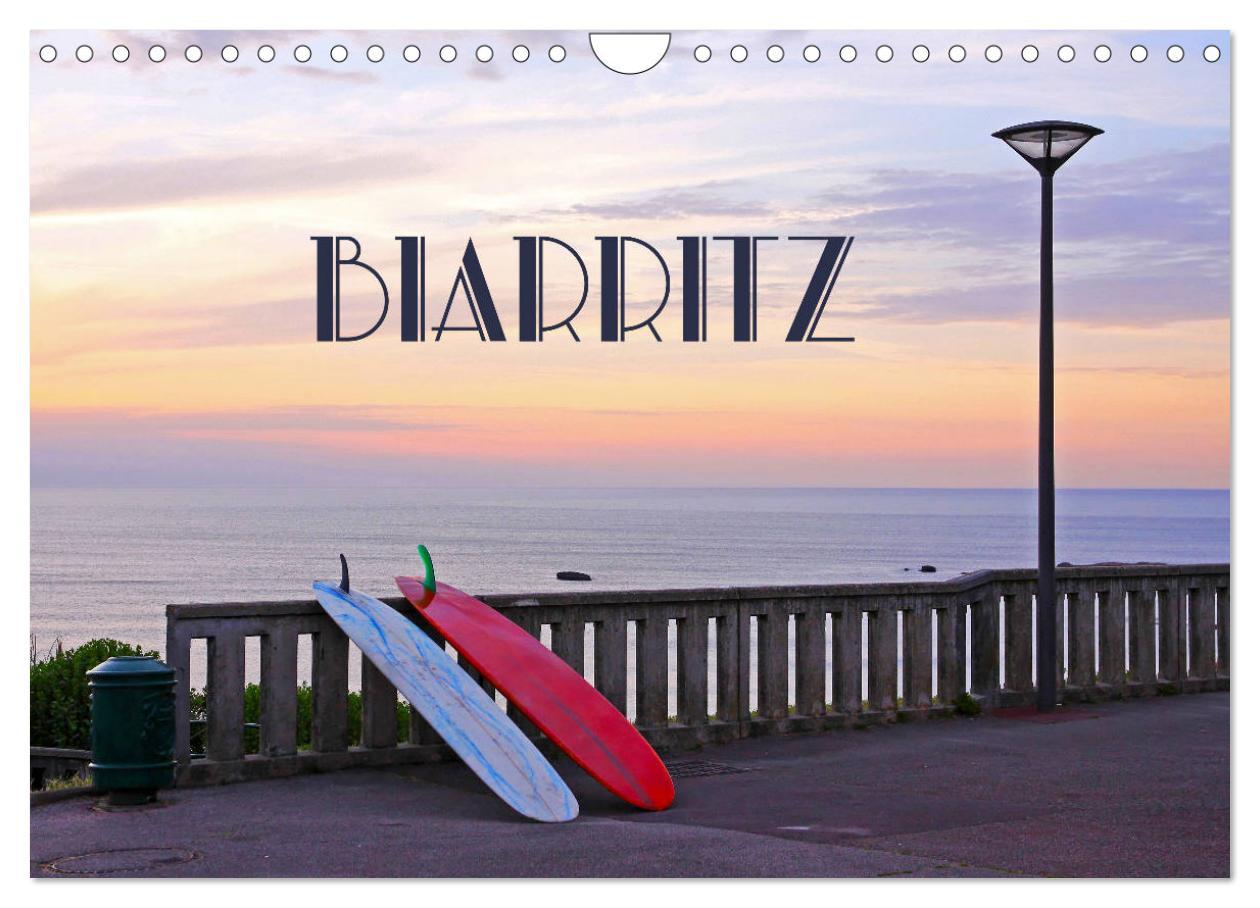 Kalendár/Diár Biarritz (Wandkalender 2026 DIN A4 quer), CALVENDO Monatskalender Calvendo