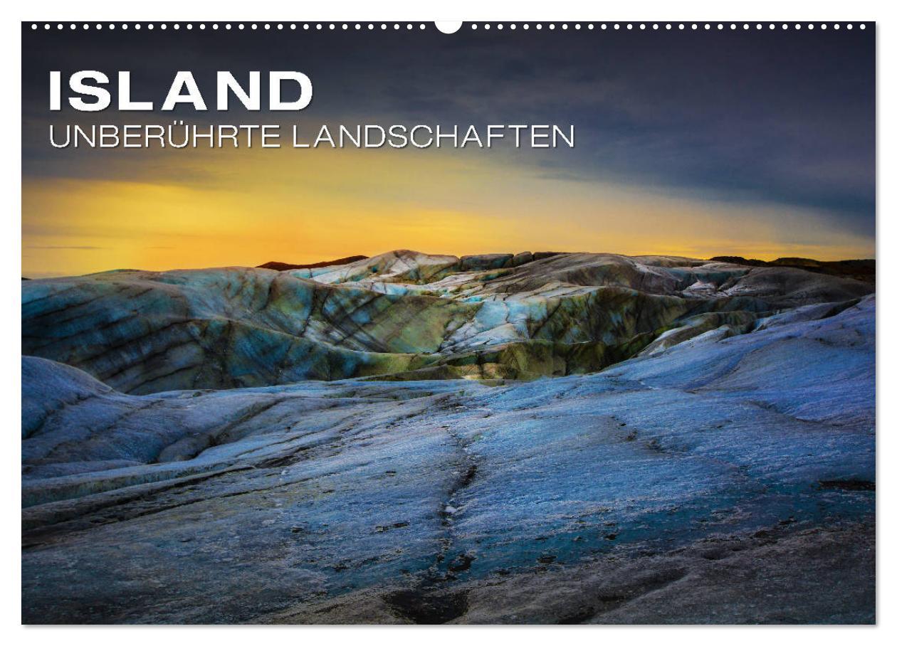 Kalendář/Diář Island - Unberührte Landschaften (Wandkalender 2026 DIN A2 quer), CALVENDO Monatskalender Calvendo