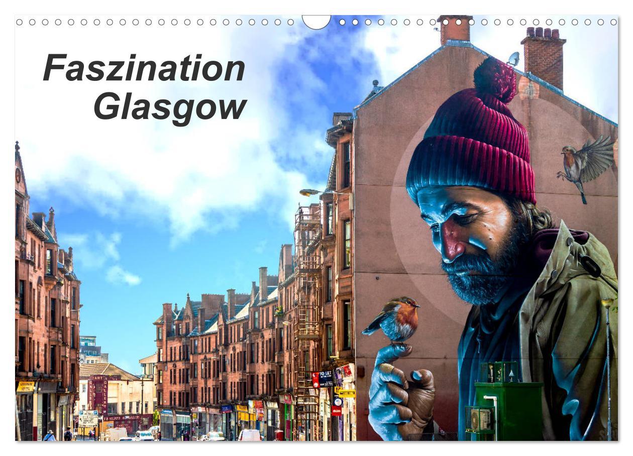 Kalender/agenda Faszination Glasgow (Wandkalender 2026 DIN A3 quer), CALVENDO Monatskalender Calvendo