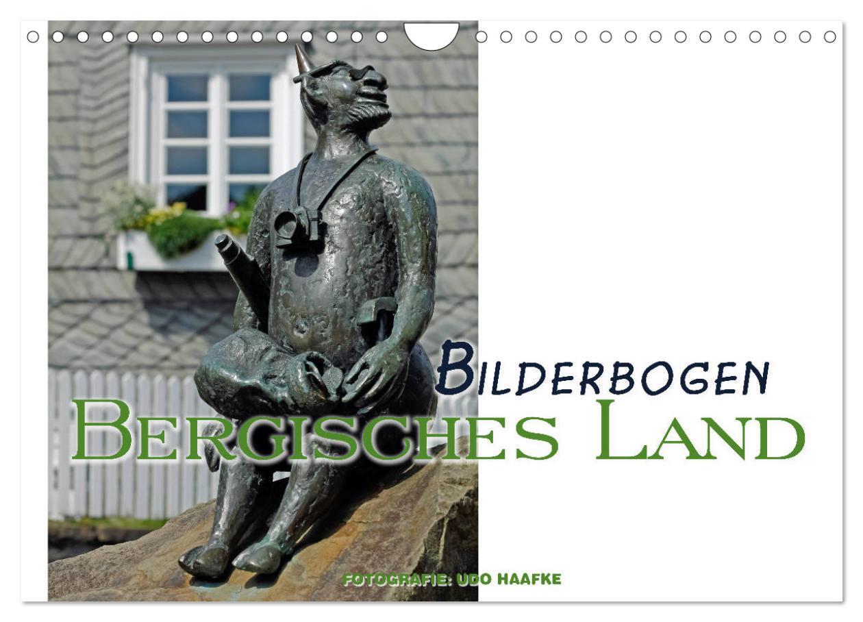 Kalendář/Diář Bilderbogen Bergisches Land (Wandkalender 2026 DIN A4 quer), CALVENDO Monatskalender Calvendo