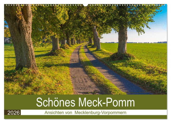 Kalendář/Diář Schönes Meck-Pomm (Wandkalender 2026 DIN A2 quer), CALVENDO Monatskalender Calvendo