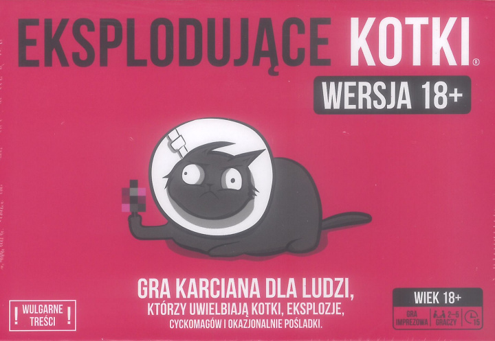 Kniha Gra Eksplodujące Kotki edycja tylko dla dorosłych 
