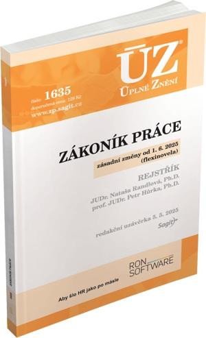 Kniha ÚZ 1635 Zákoník práce 