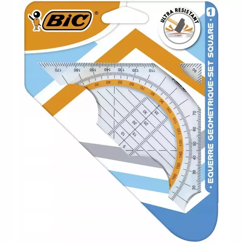 Kniha Ekierka BIC Set Square blister 45/7cm. 