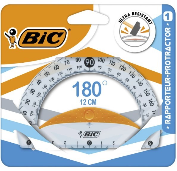 Kniha Kątomierz BIC Protector blister 12cm. 