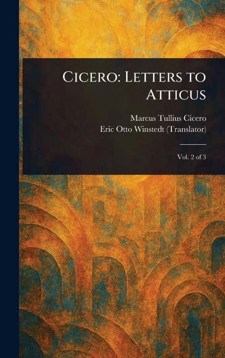 Kniha Cicero Eric Otto Winstedt