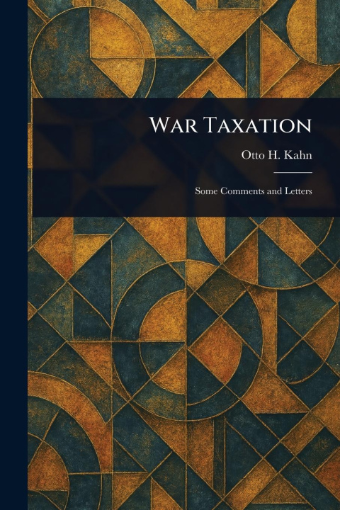 Kniha War Taxation 