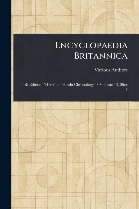 Kniha Encyclopaedia Britannica 
