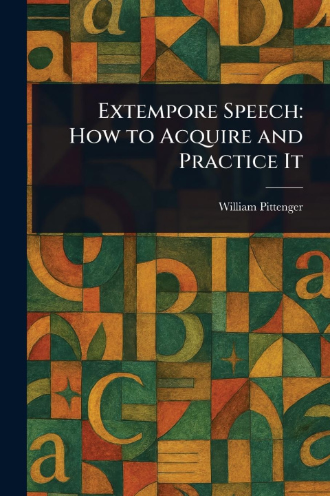 Kniha Extempore Speech 