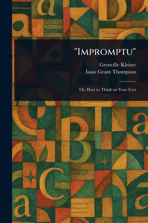 Boek "Impromptu" Isaac Grant Thompson