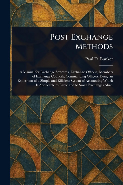 Kniha Post Exchange Methods 