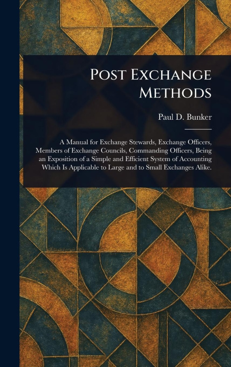 Kniha Post Exchange Methods 