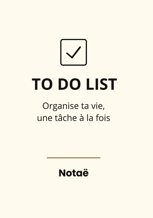 Kniha To do list .