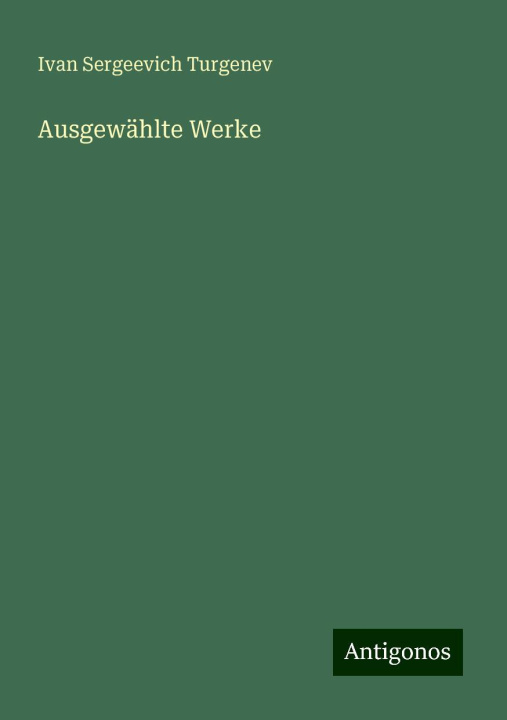 Knjiga Ausgewählte Werke 