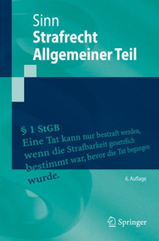 Книга Strafrecht Allgemeiner Teil Arndt Sinn