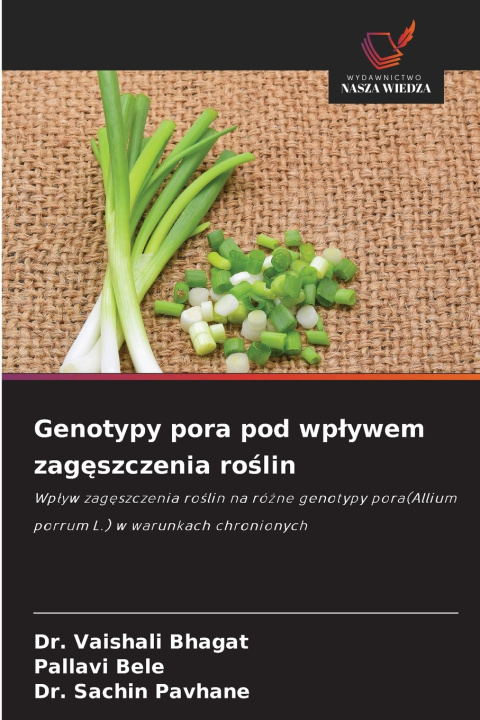 Kniha Genotypy pora pod wp?ywem zag?szczenia ro?lin Pallavi Bele