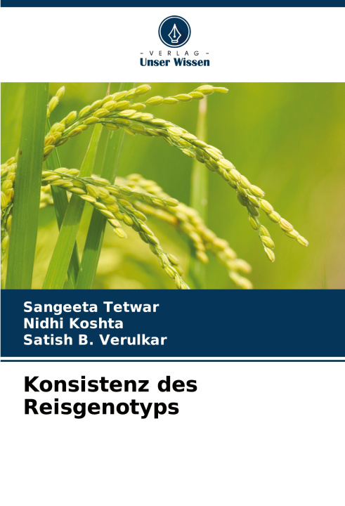 Libro Konsistenz des Reisgenotyps Nidhi Koshta