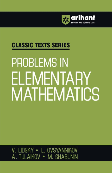 Kniha Problems in Elementary Mathematics V. LIDSKY. L. OVSYANNIKOV A... SHABUNIN